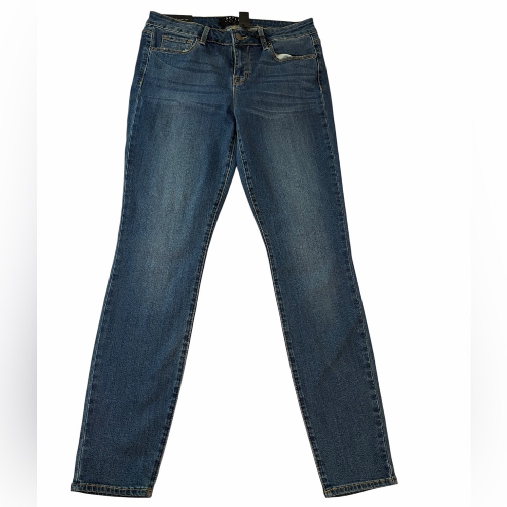 DSTLD Women's Skinny Jeans in Dark Wash Blue